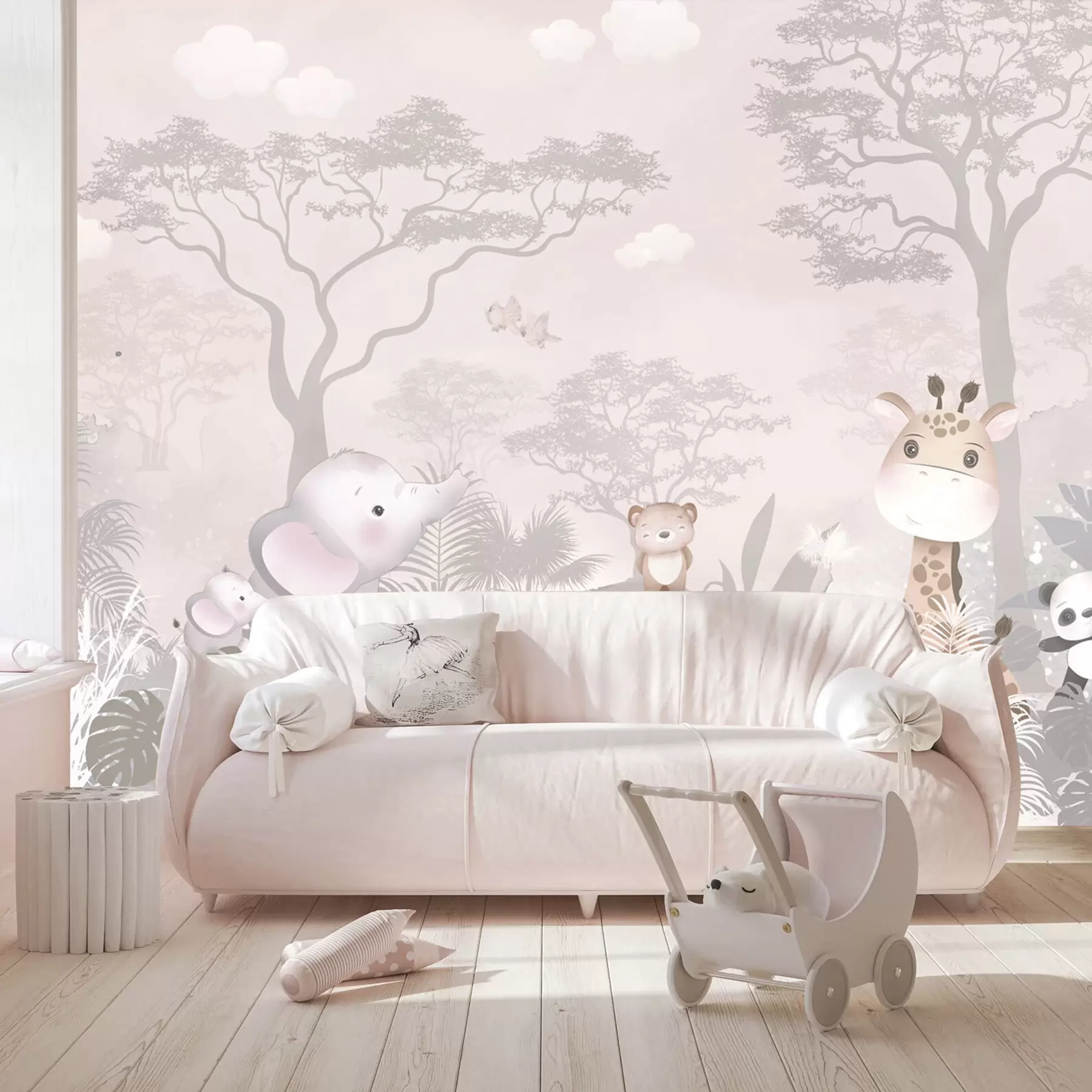 wall murals Слатке мале животиње у Савани u73878
