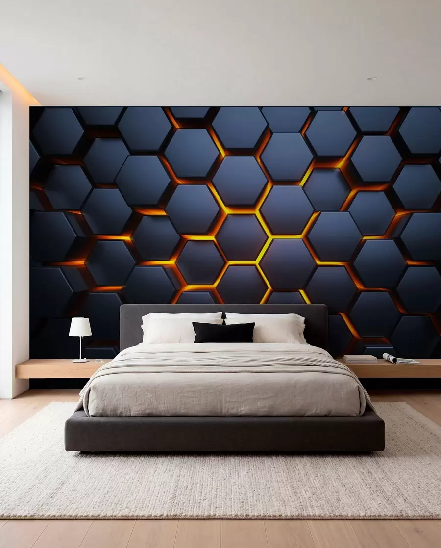wall murals Ćilibarsko saće u93570
