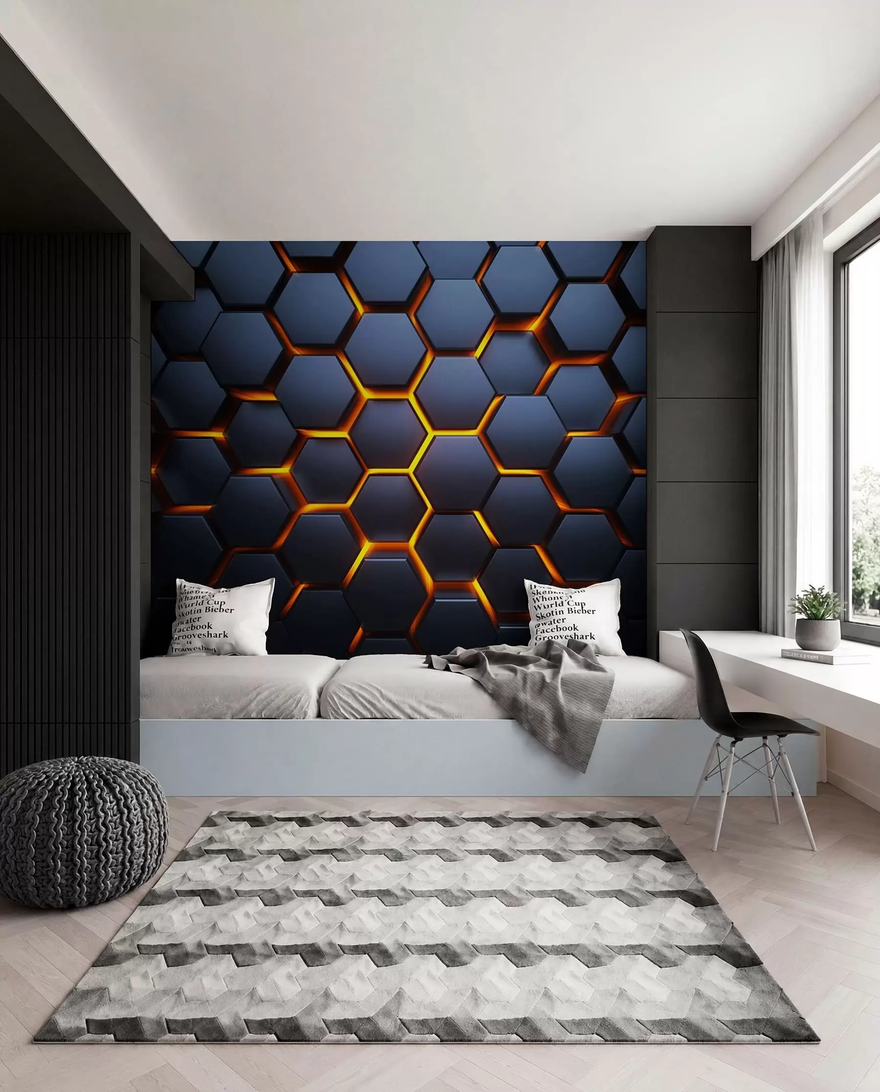 wall murals Ćilibarsko saće u93570