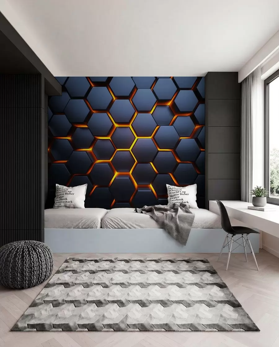 wall murals Ćilibarsko saće u93570