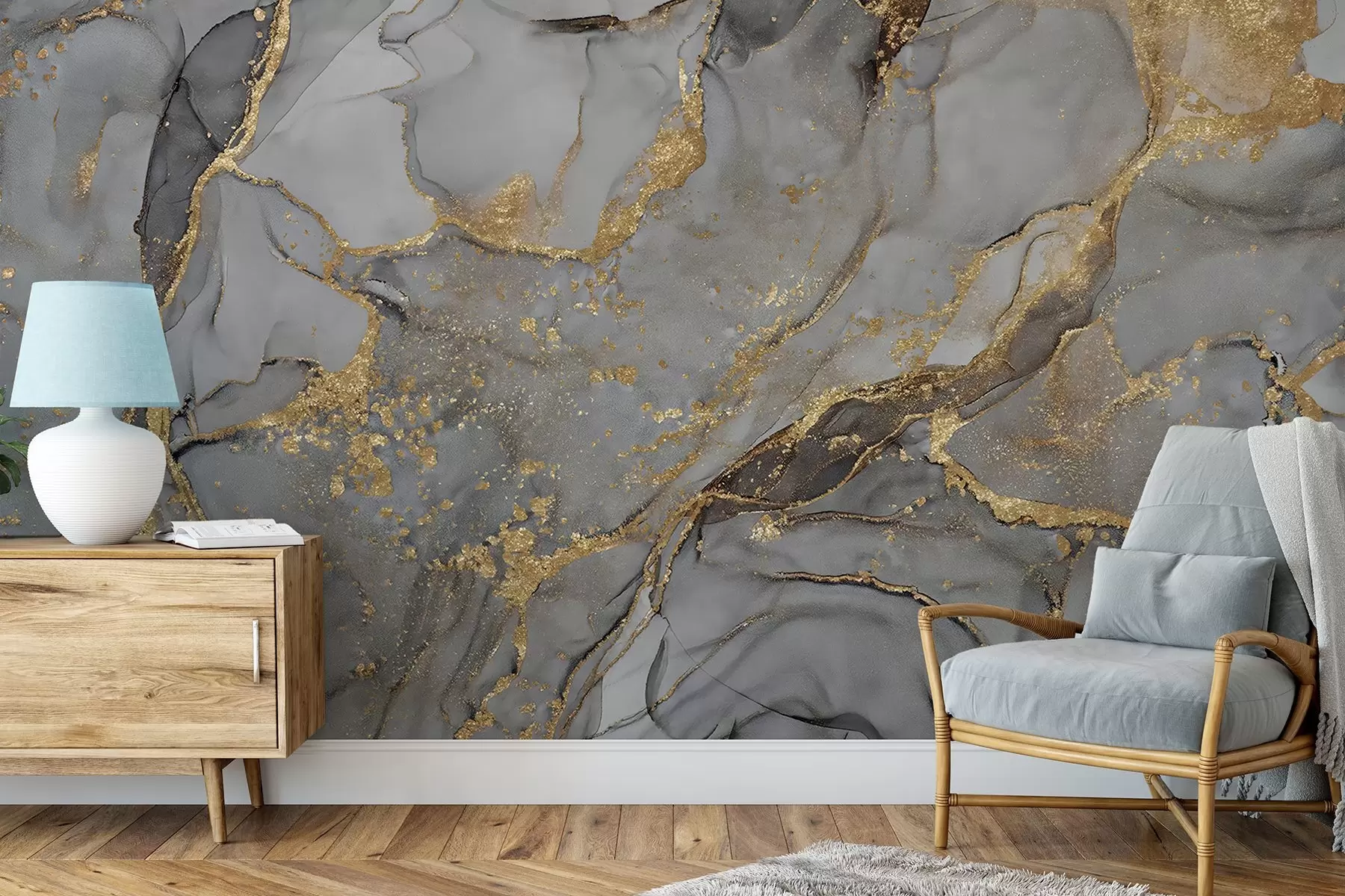 wall murals Сиви мермер u93578