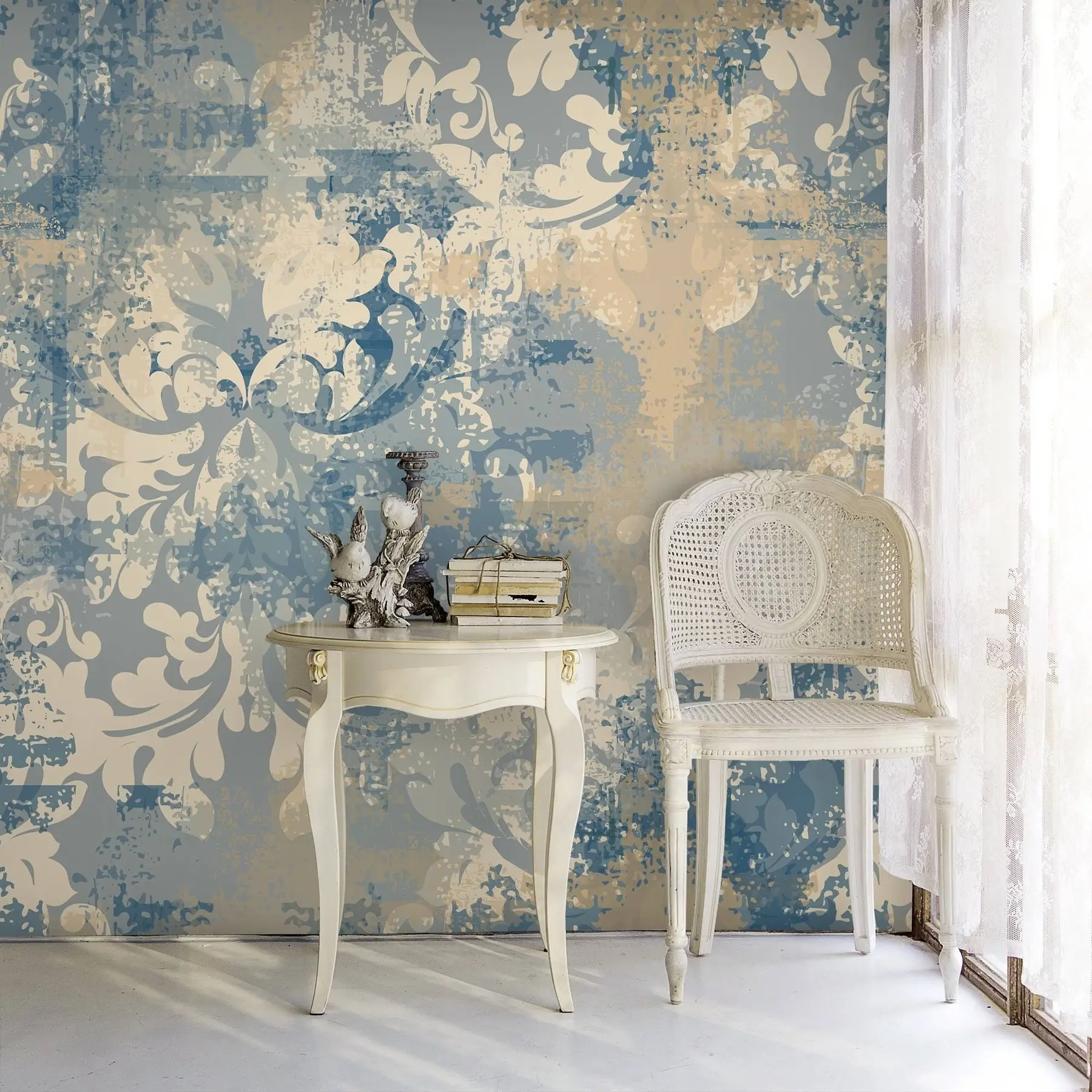 wall murals Барокне фреска на зиду грунге u93581