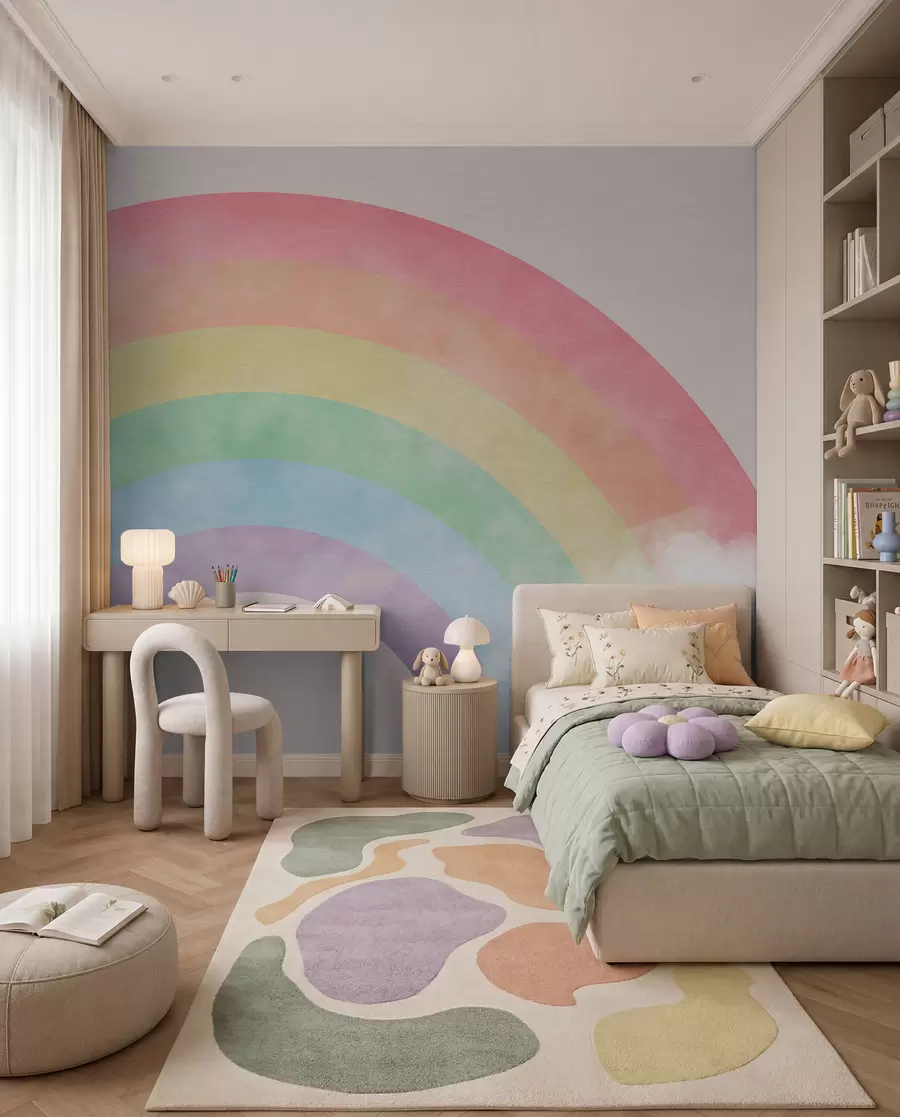 wall murals Облак и дуга на позадини u93619