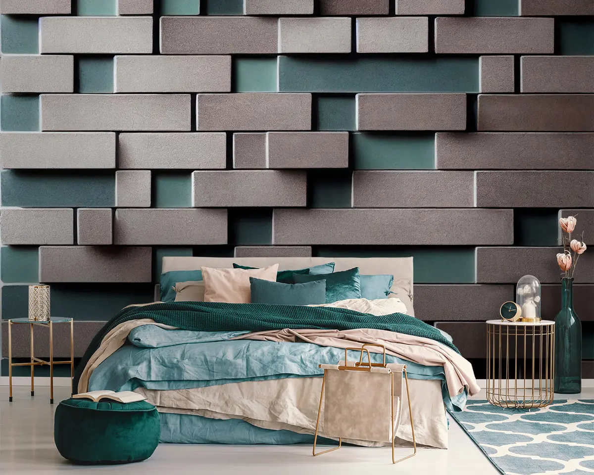 wall murals Својство, правоугаоник е азурно u93411