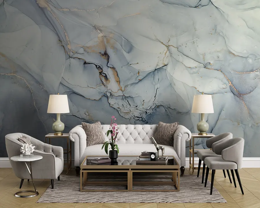 wall murals Ледена капа, снежно и топило се u93432