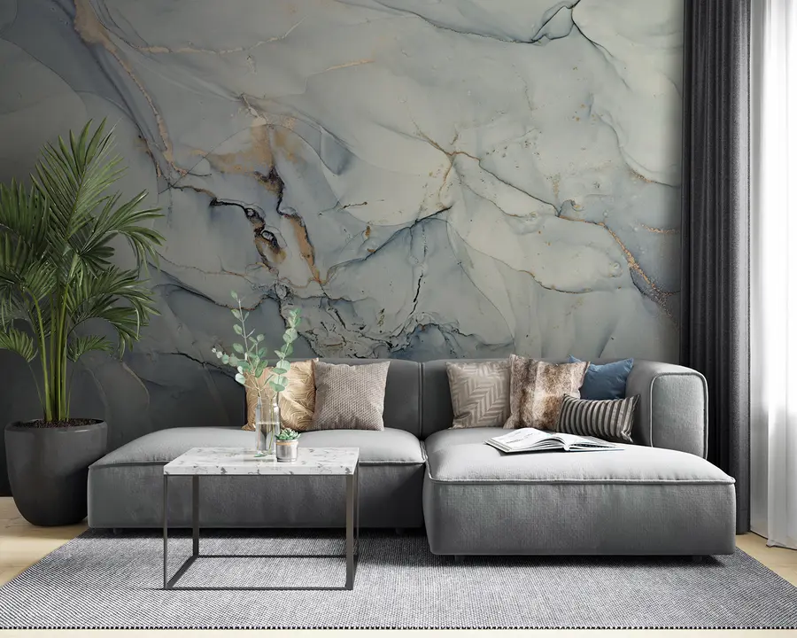 wall murals Ледена капа, снежно и топило се u93432
