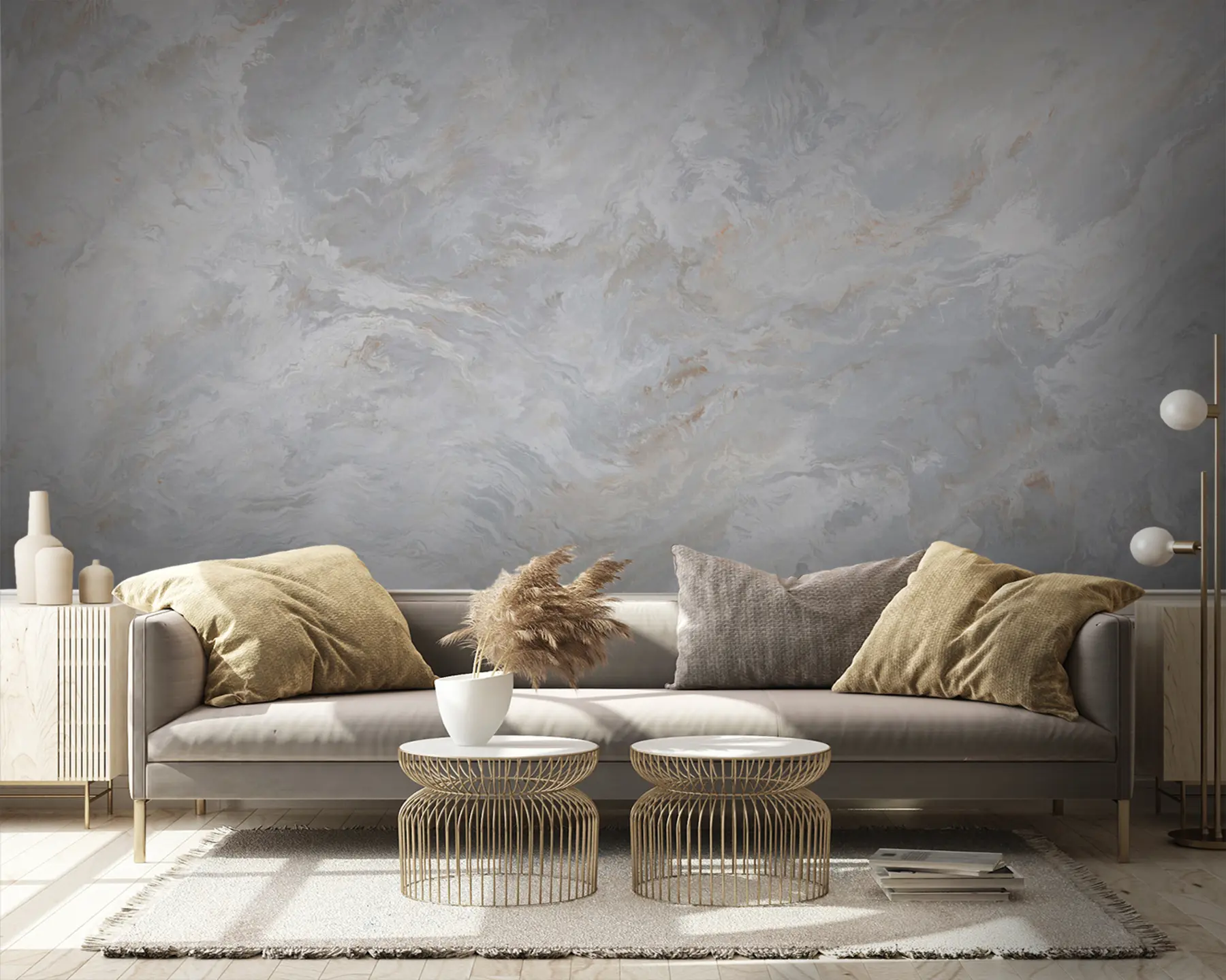 wall murals Мешавина сиве и браон u93434