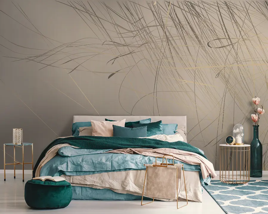 wall murals Дрво, гранчица и струја u93467