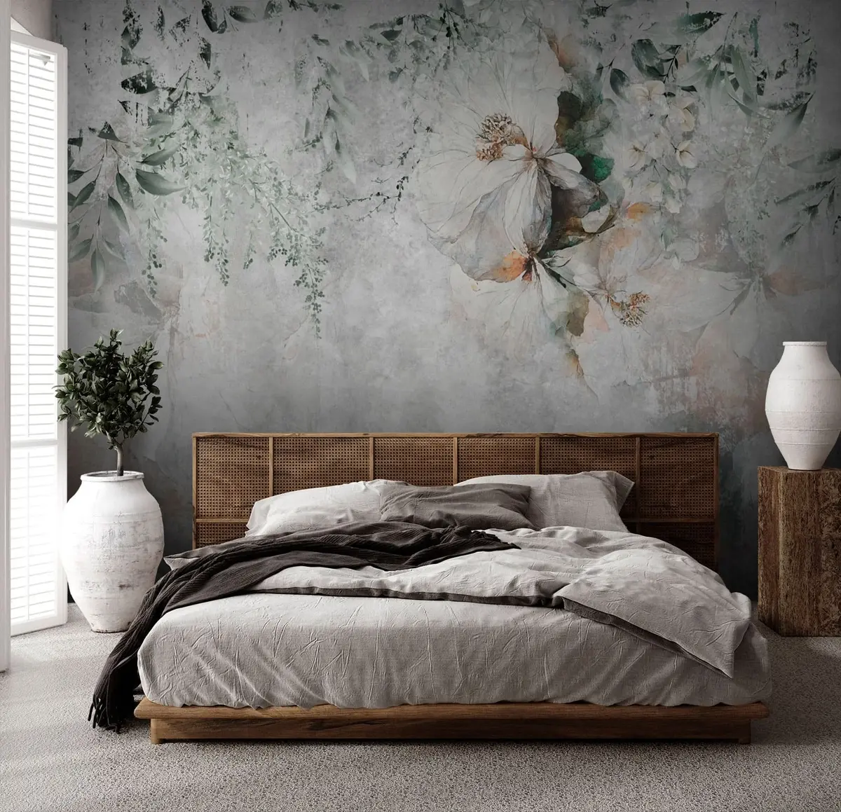 wall murals Цвет на бетонској грунге позадини u73969