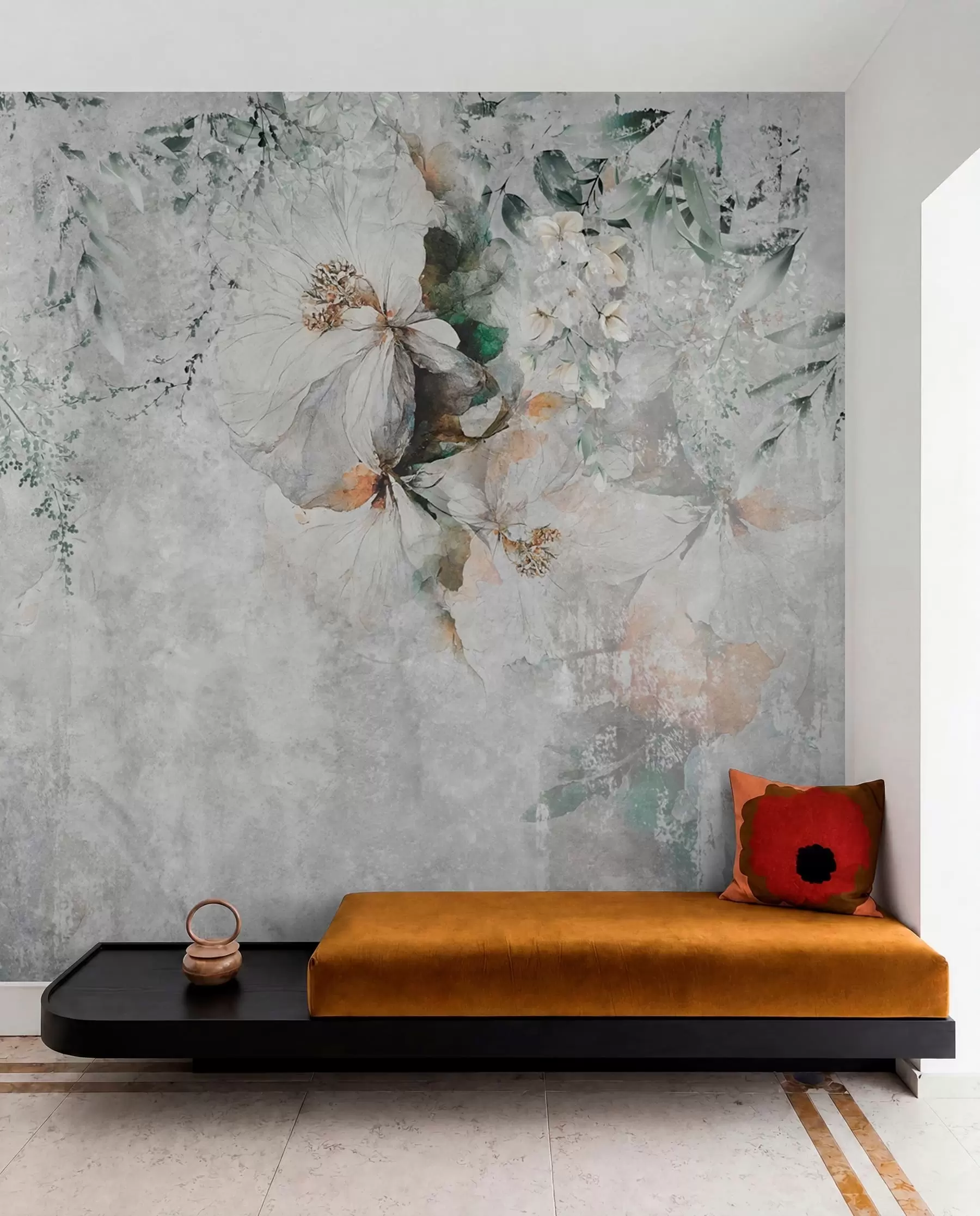 wall murals Цвет на бетонској грунге позадини u73969