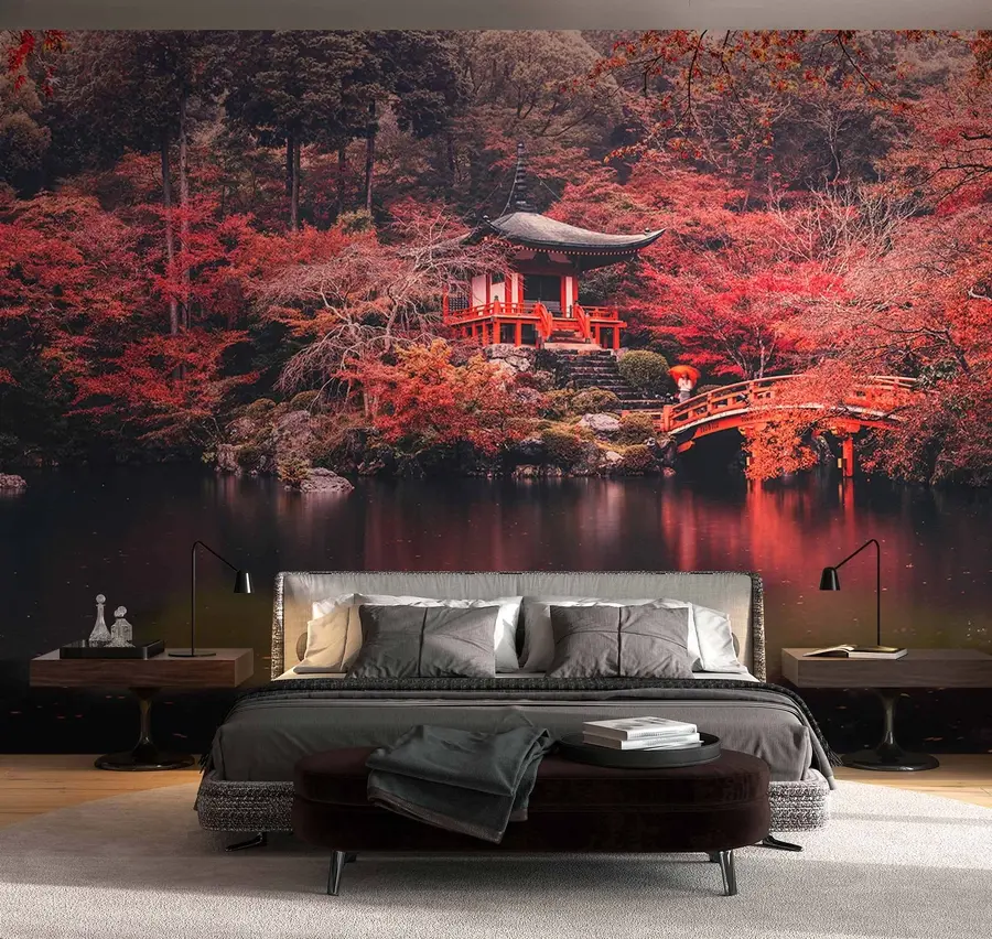 wall murals Јапански врт на јесен u68184