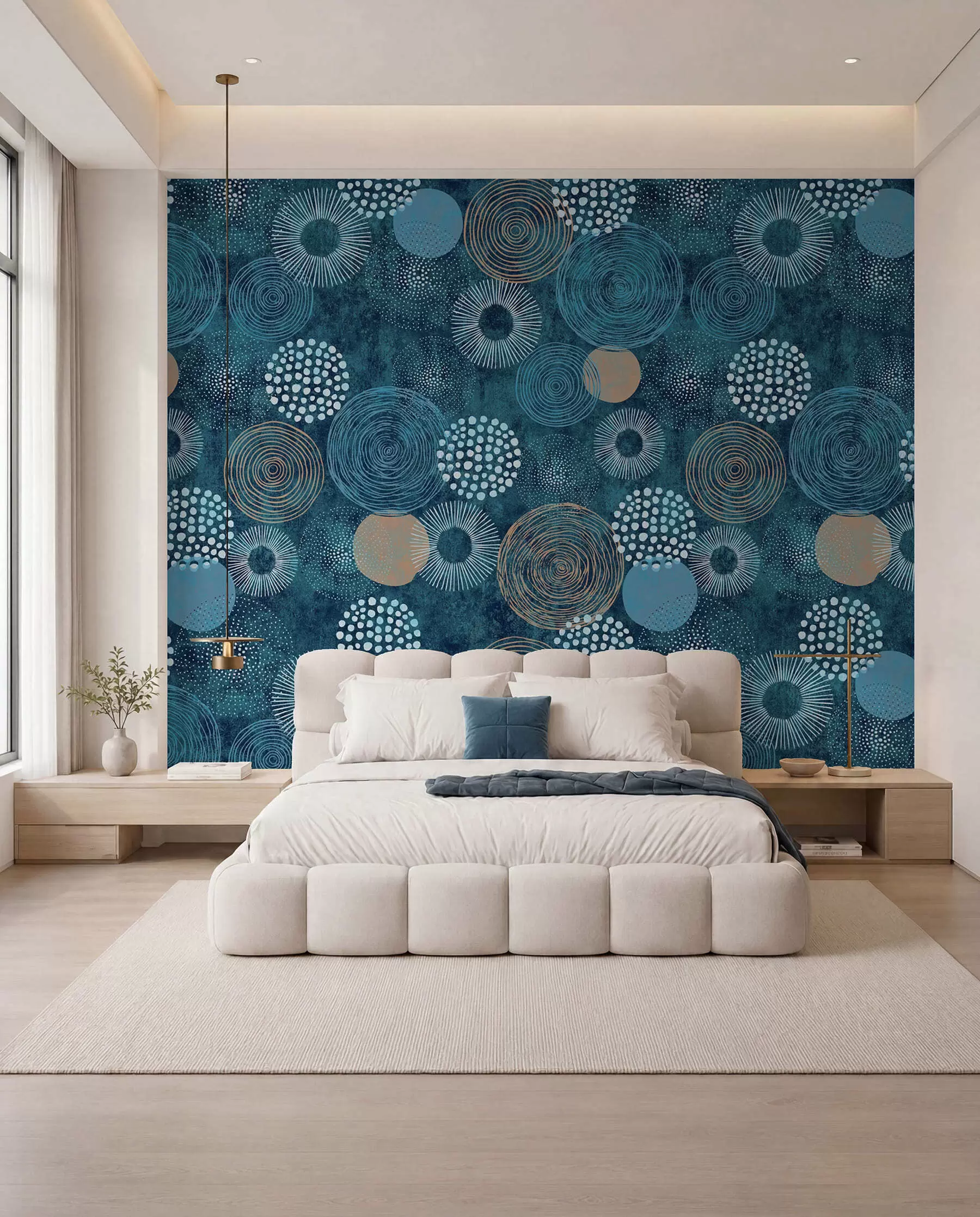 wall murals Studija indigo krugova u59376