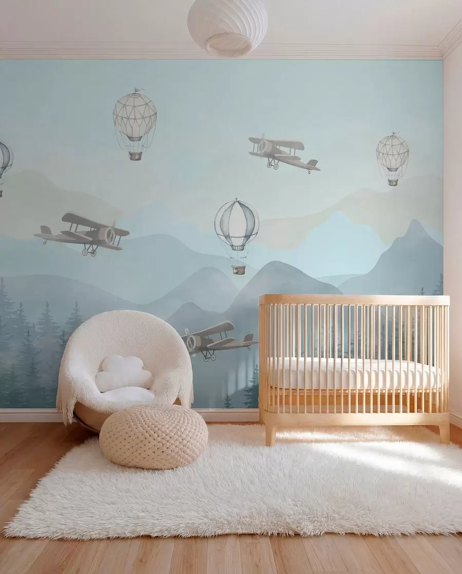 wall murals Mali istraživači neba u74226