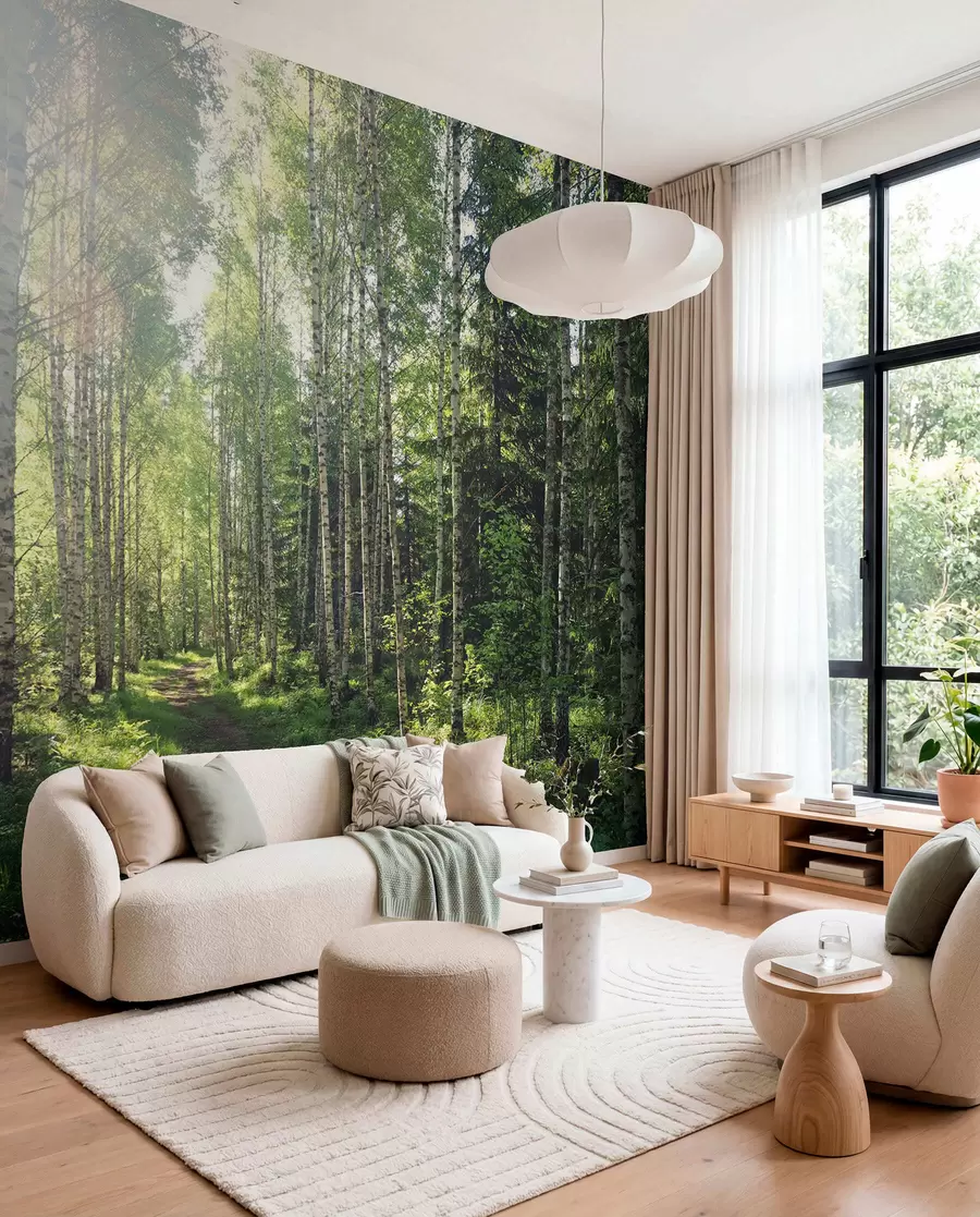 wall murals Зелено сунце у Финској u74235