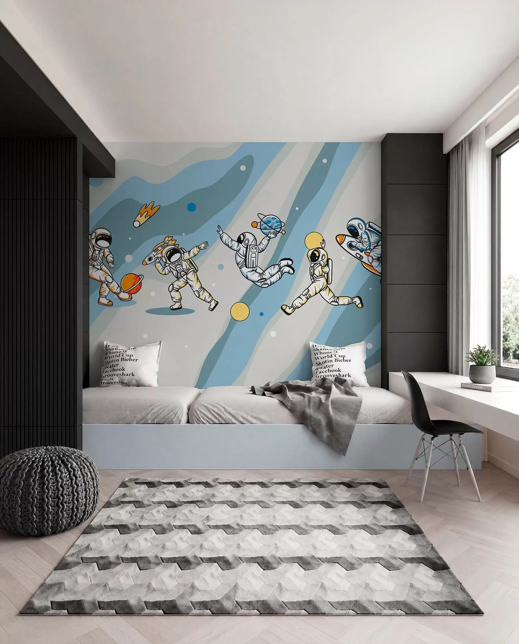 wall murals Igre u svemiru u93828