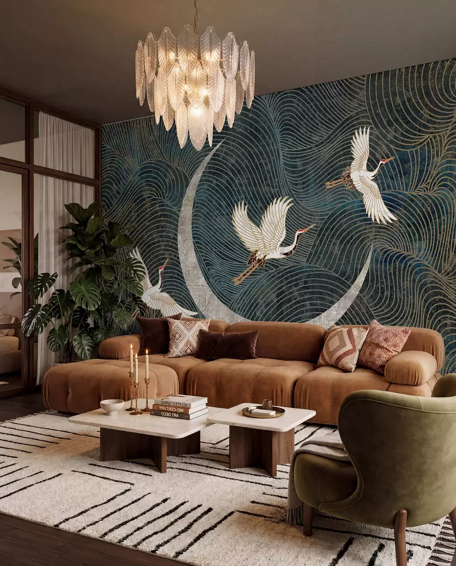 wall murals Птица, природа и зелена u59573