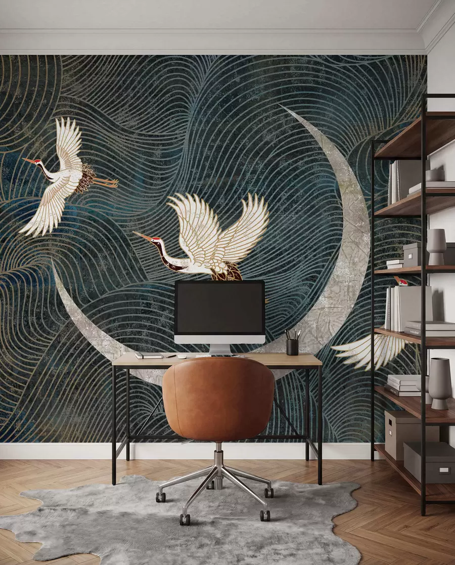 wall murals Птица, природа и зелена u59573