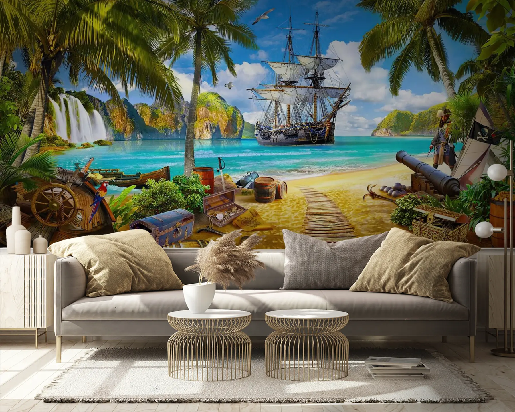 wall murals Вода, облак и небо u59784v3