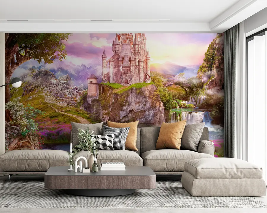 wall murals Биљка, небо и облак u59924