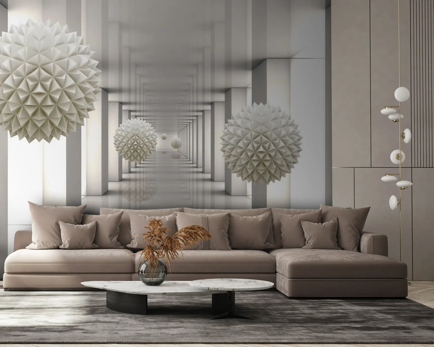wall murals Смеђи лептир u63738