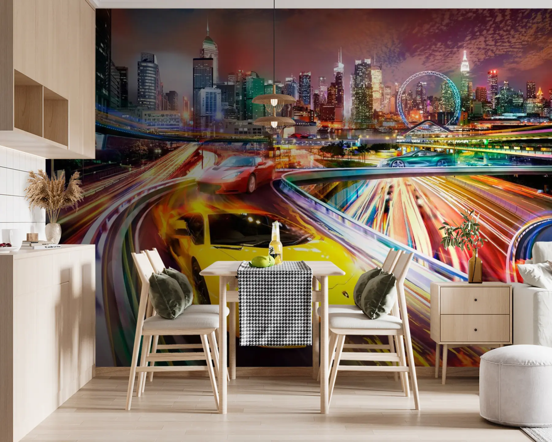 wall murals Гума, зграда и небо u64341