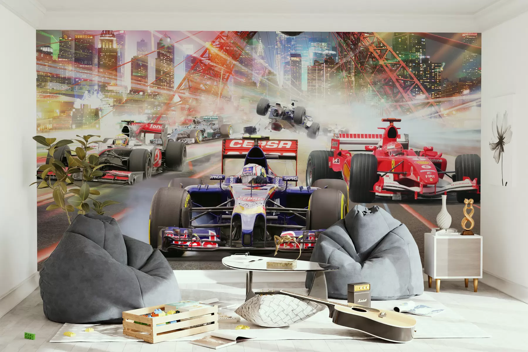 wall murals Точак, гума и аутомобил u64439