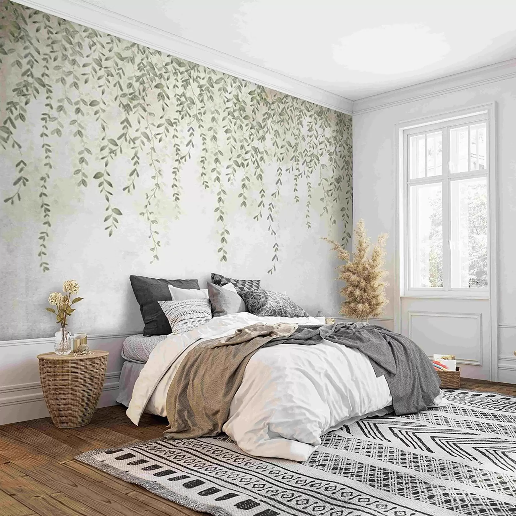 wall murals Вина са лишћем u71244