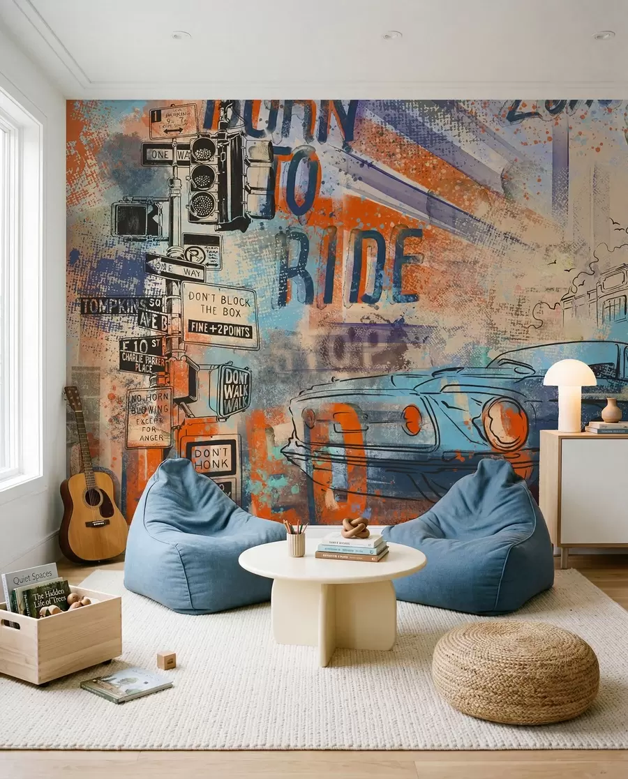 wall murals Ретро ауто u93889