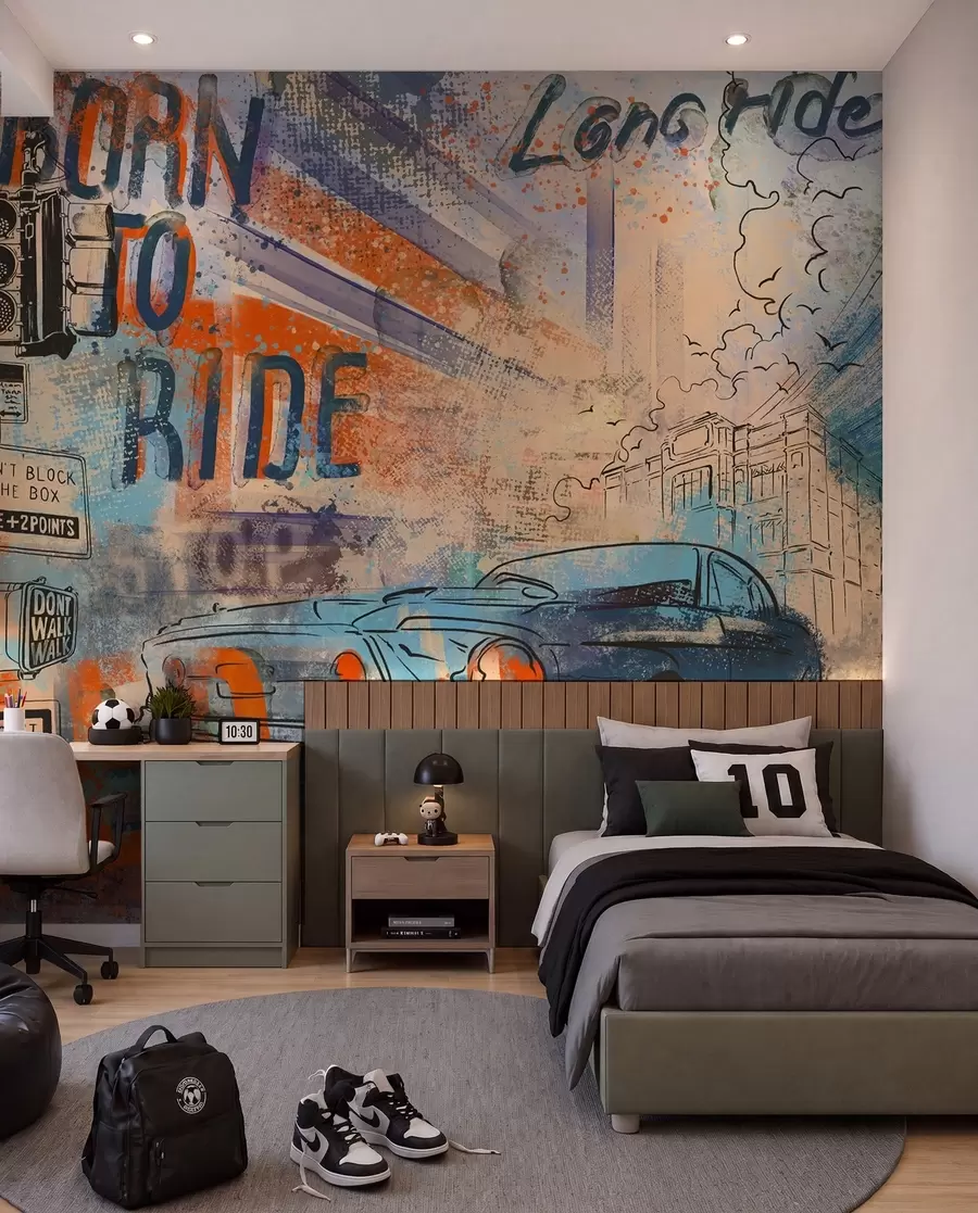 wall murals Ретро ауто u93889