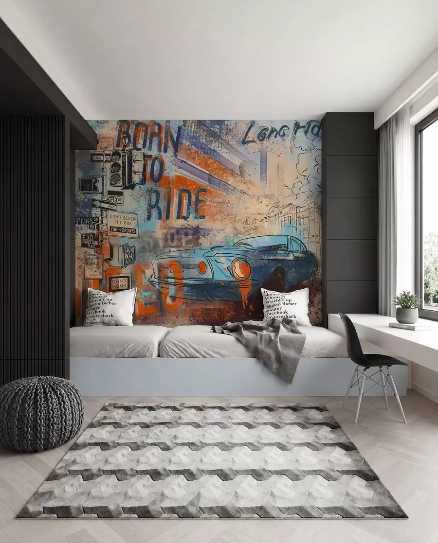 wall murals Ретро ауто u93889