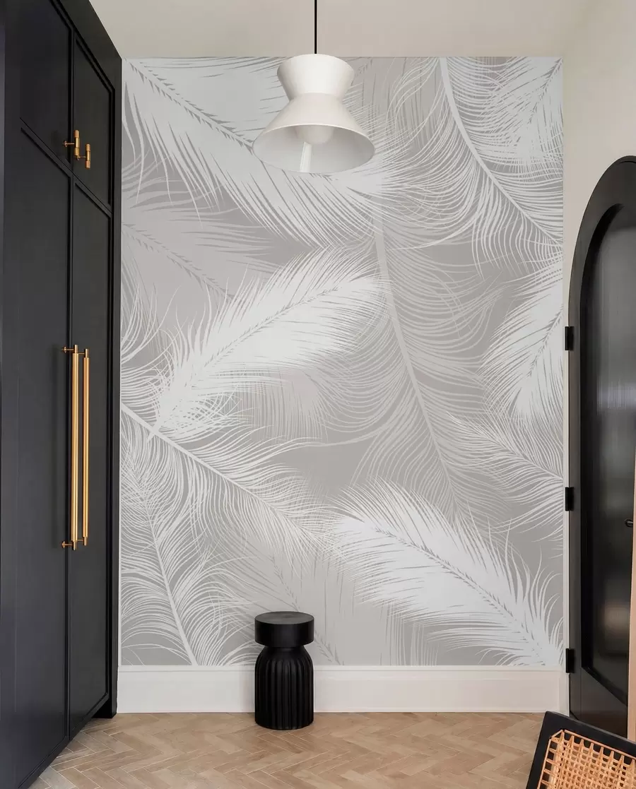 wall murals Нежно бели перје u74474