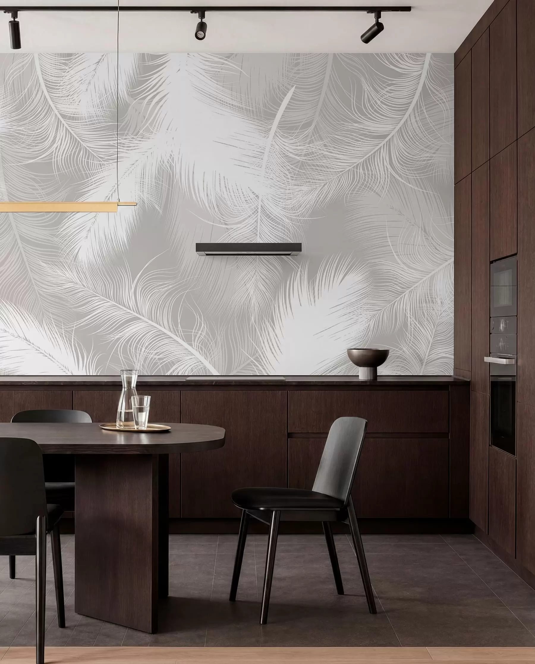 wall murals Prepleteno perje u74474