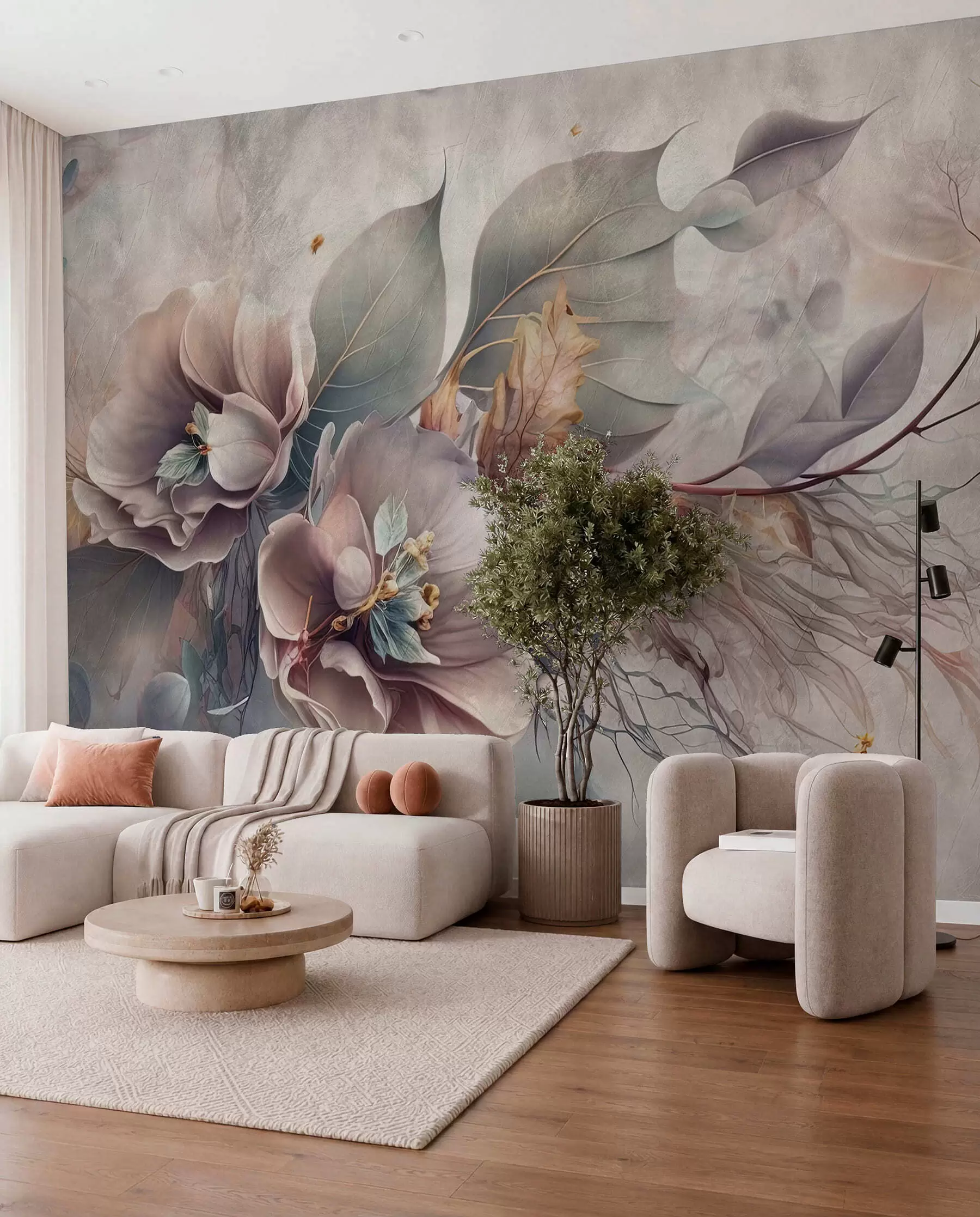 wall murals Slojevi latica u93930