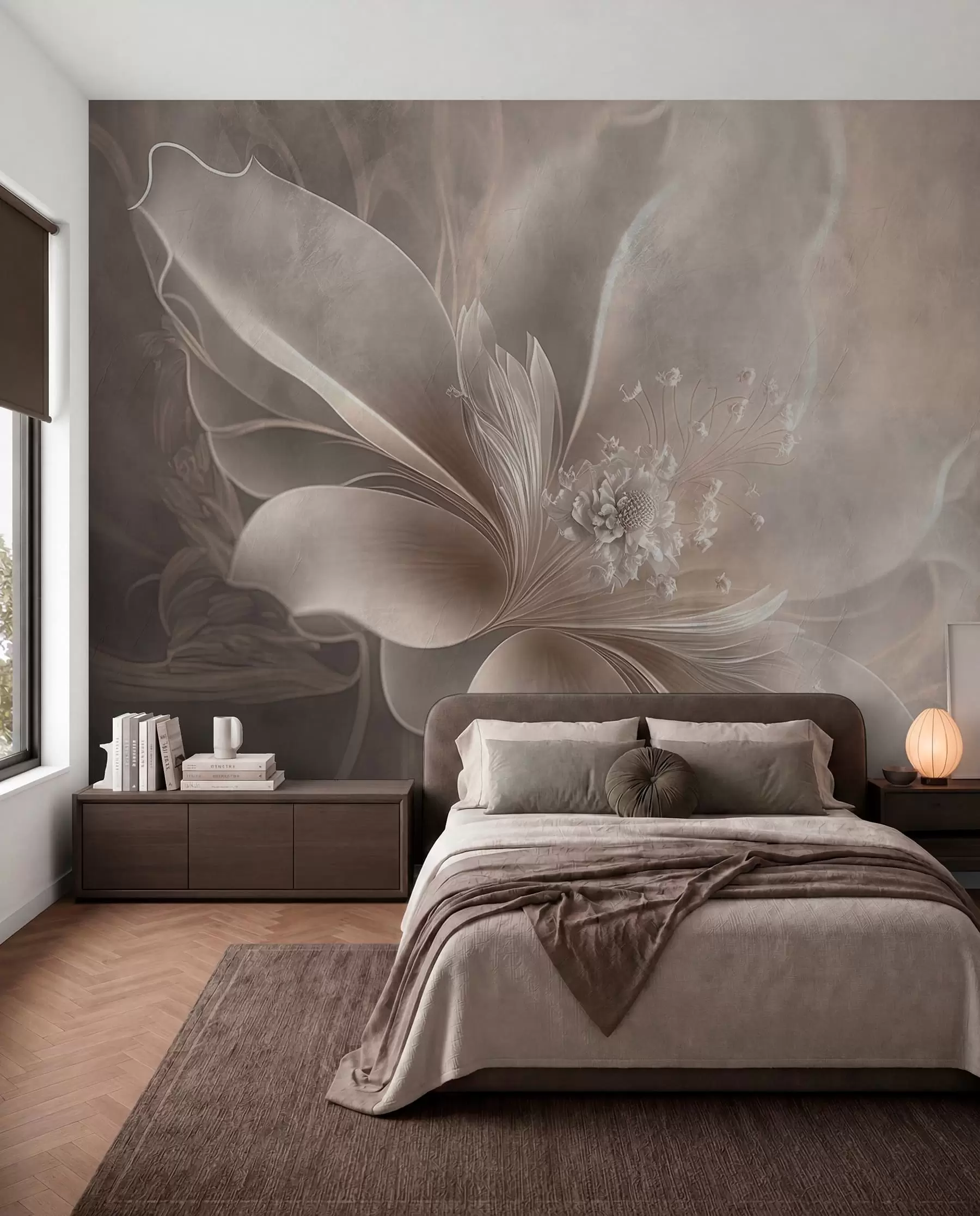 wall murals Latice u kamenoj sivoj u93944