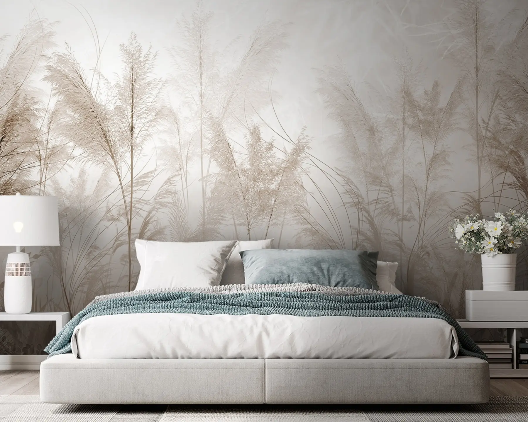 wall murals Високе биљке у пастелним бојама u93903