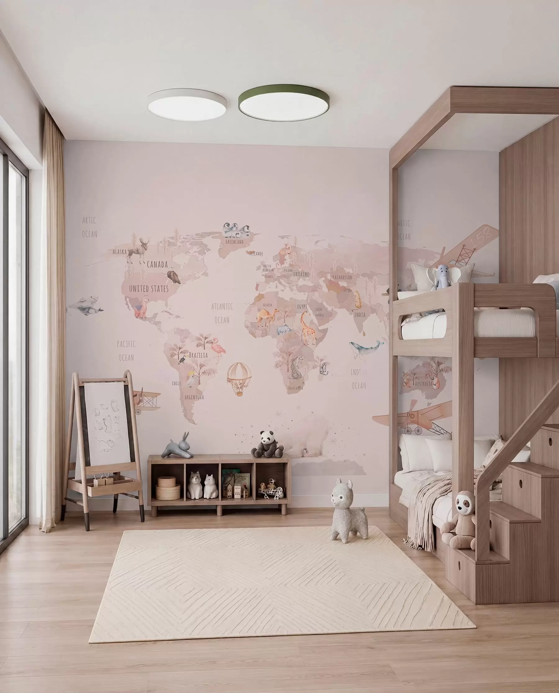 wall murals Karta malog pilota u93908