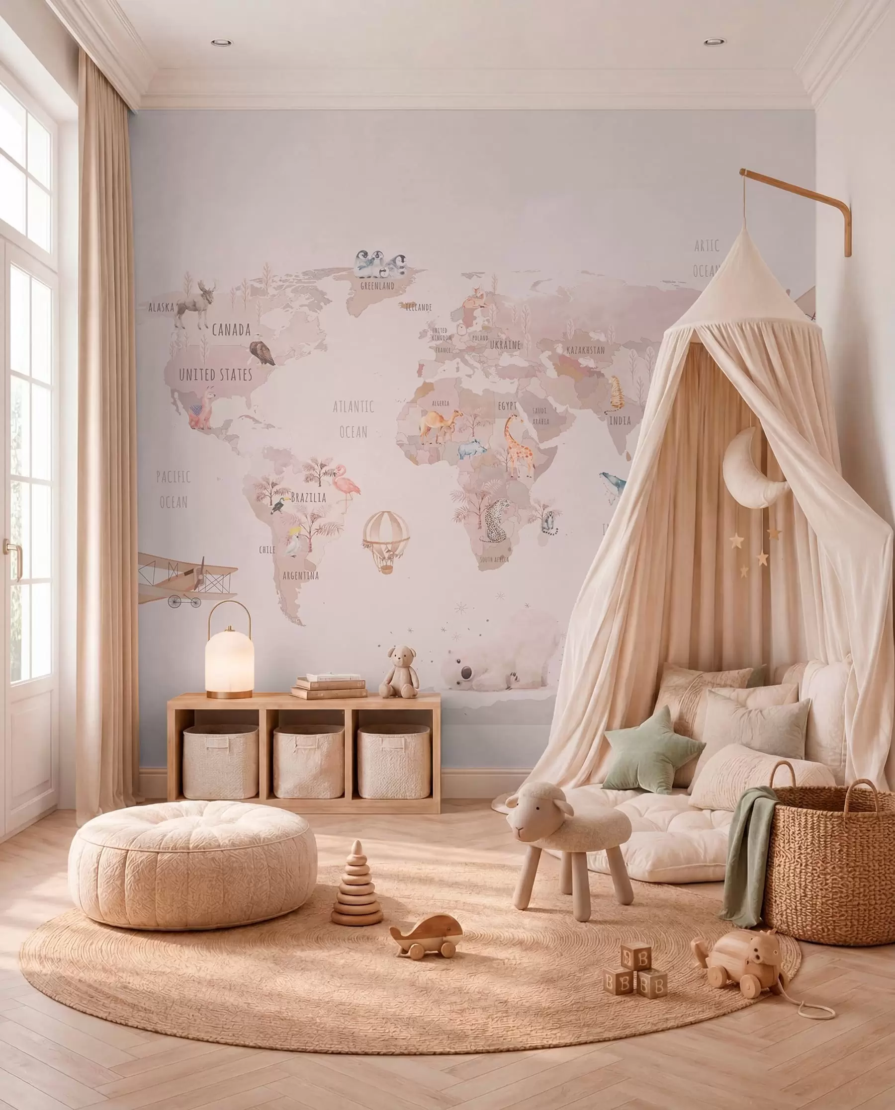 wall murals Karta malog pilota u93908