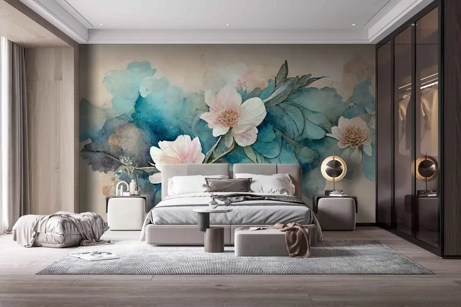wall murals Акварел цвеће u74676
