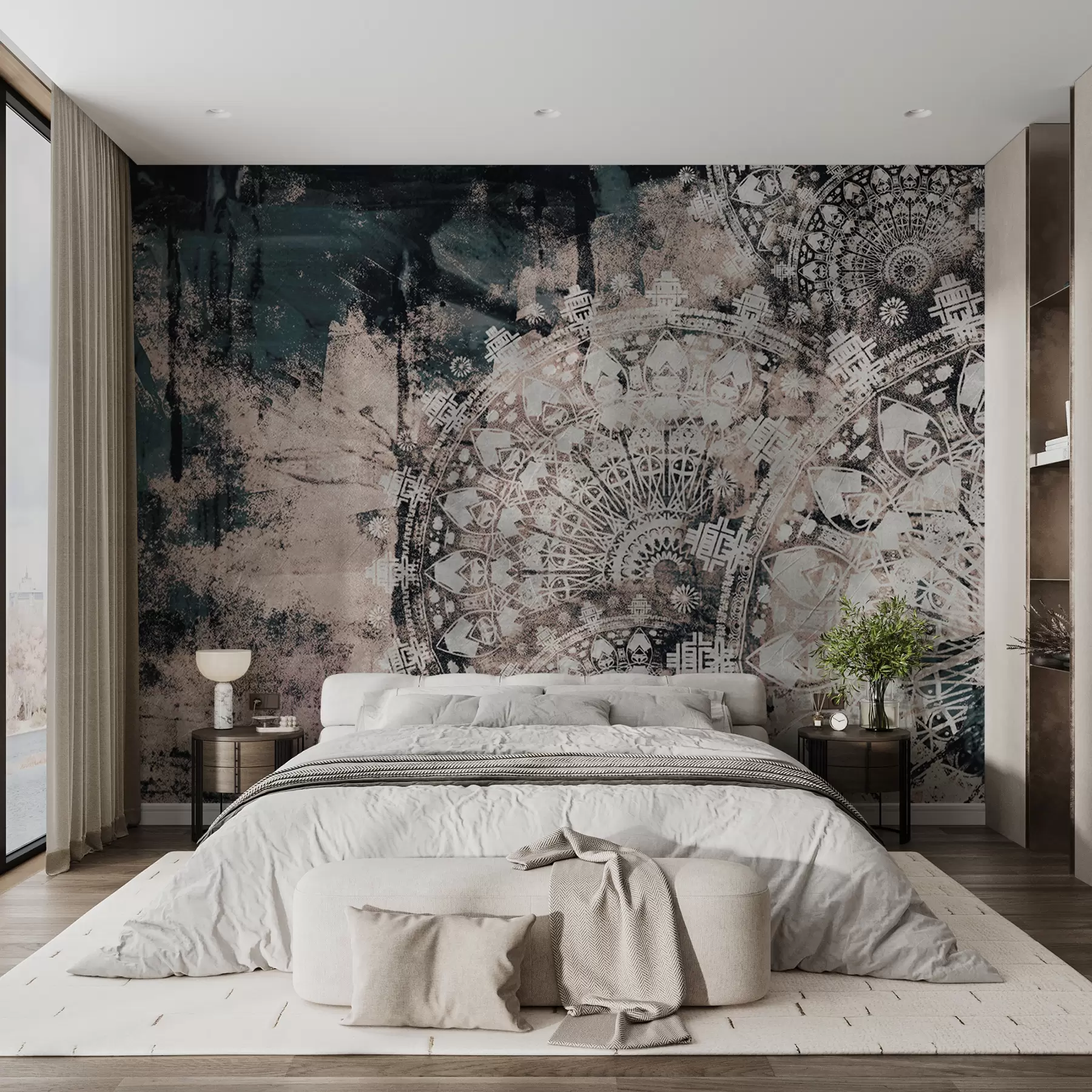 wall murals Винтаге Мандала u93958