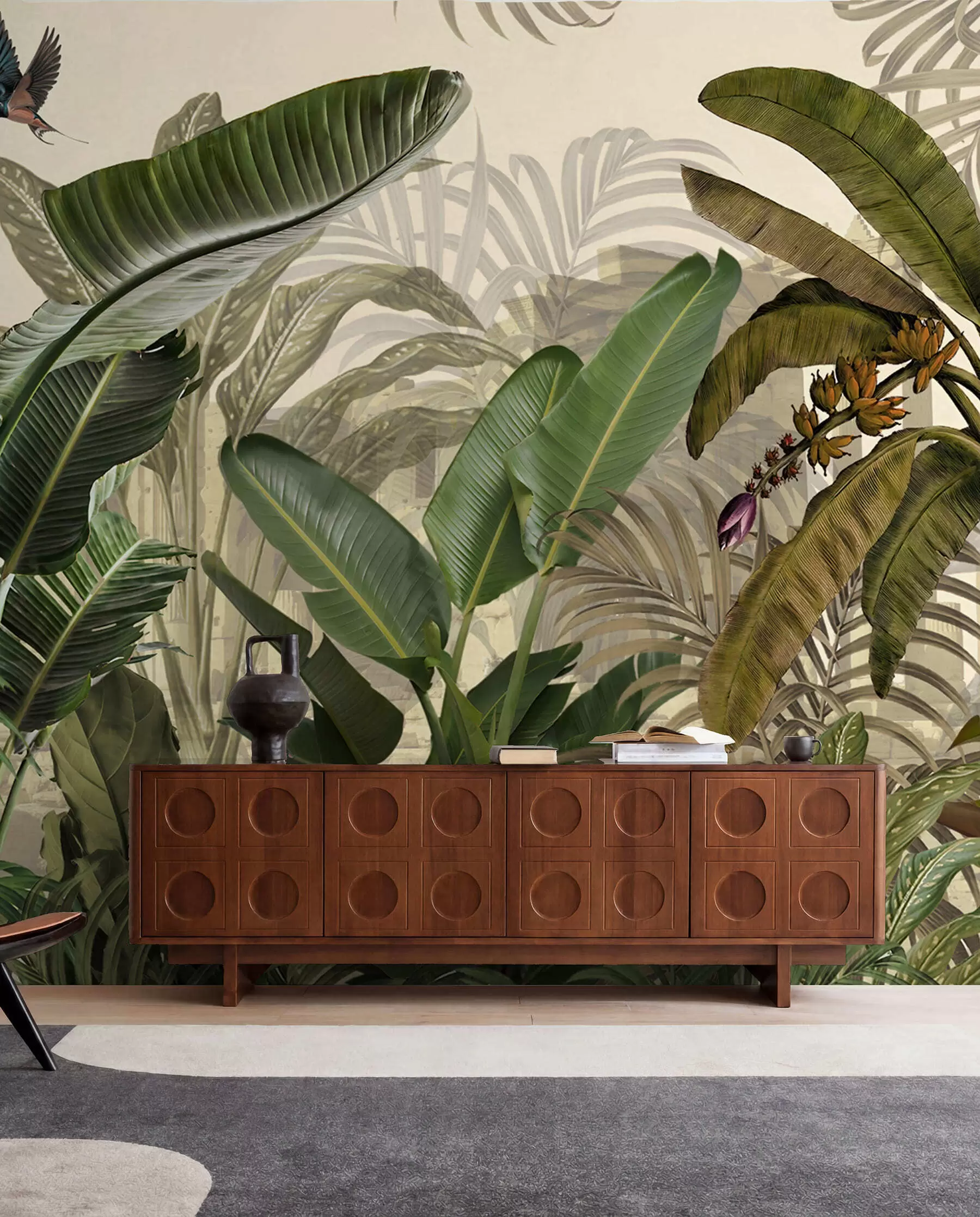 wall murals Тропска џунгла и лишће u74748
