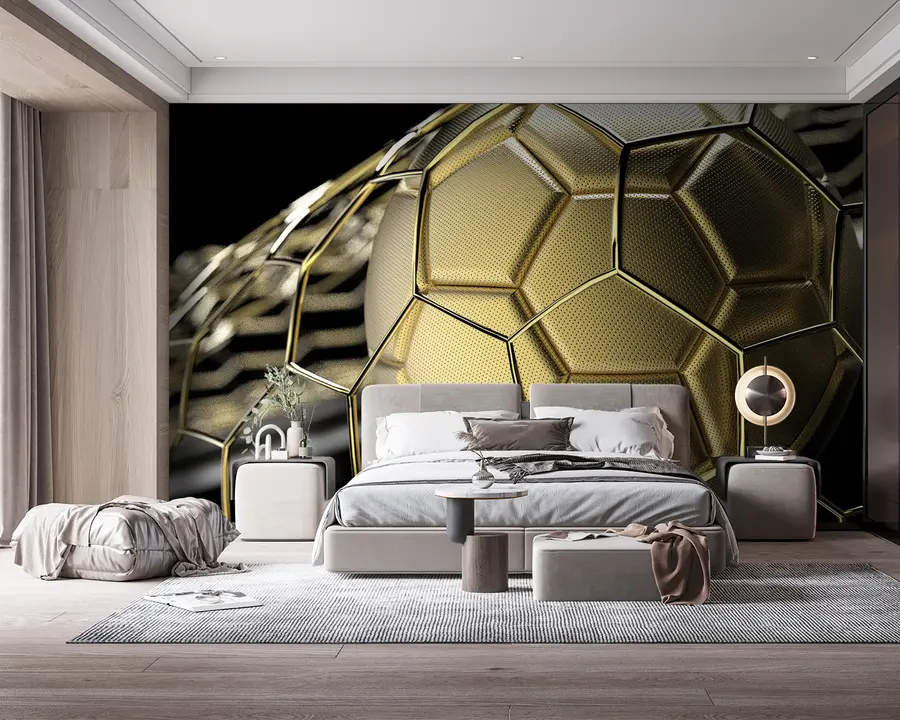 wall murals Фудбал у мрежи u94060