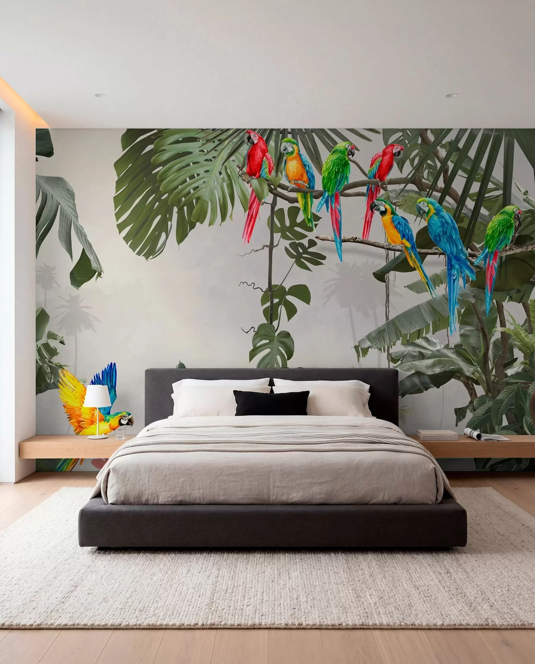 wall murals Papagaji u krošnjama u94072