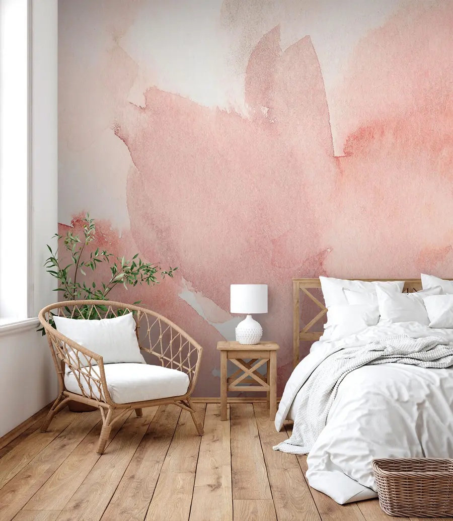 wall murals Позадина акварела розе u74872