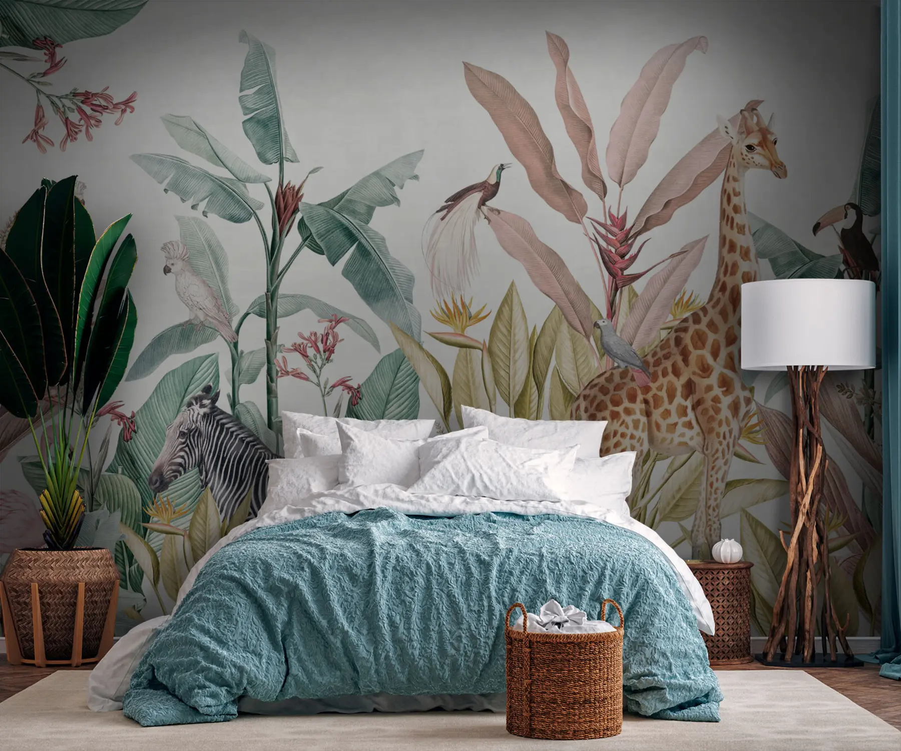wall murals ЈАРНИ ТРОПИ И ЖИВОТИЊЕ ЈИНГЛЕ u74696