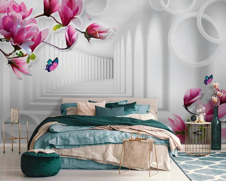 wall murals Магнолија се грана у тунелу u94055