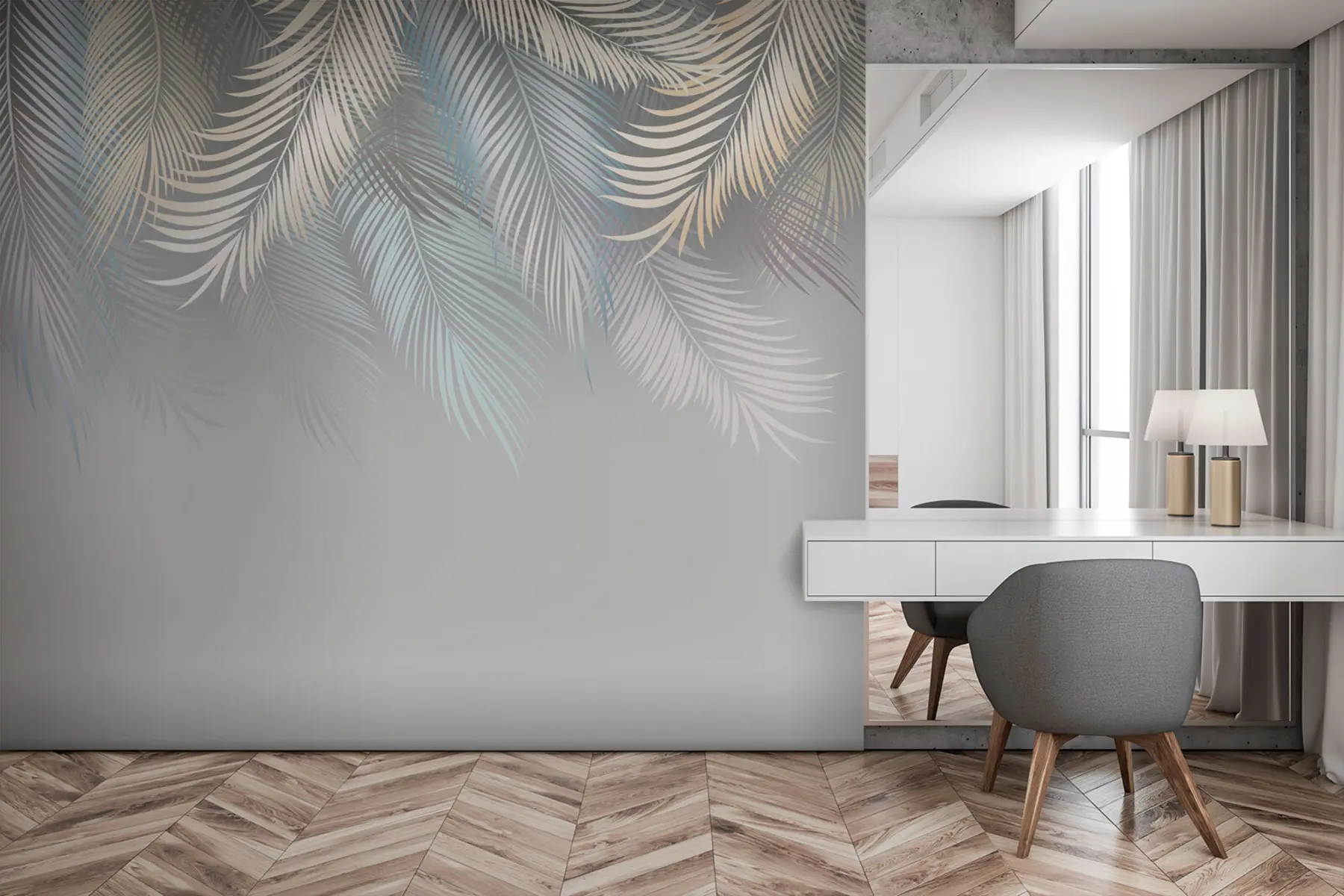 wall murals палмино лишће u94139