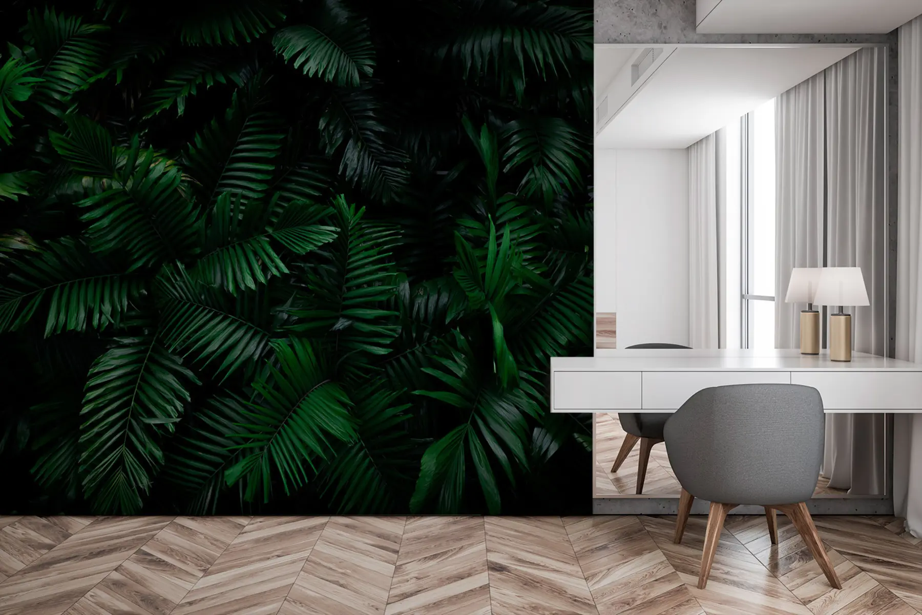 wall murals палмино лишће u75760