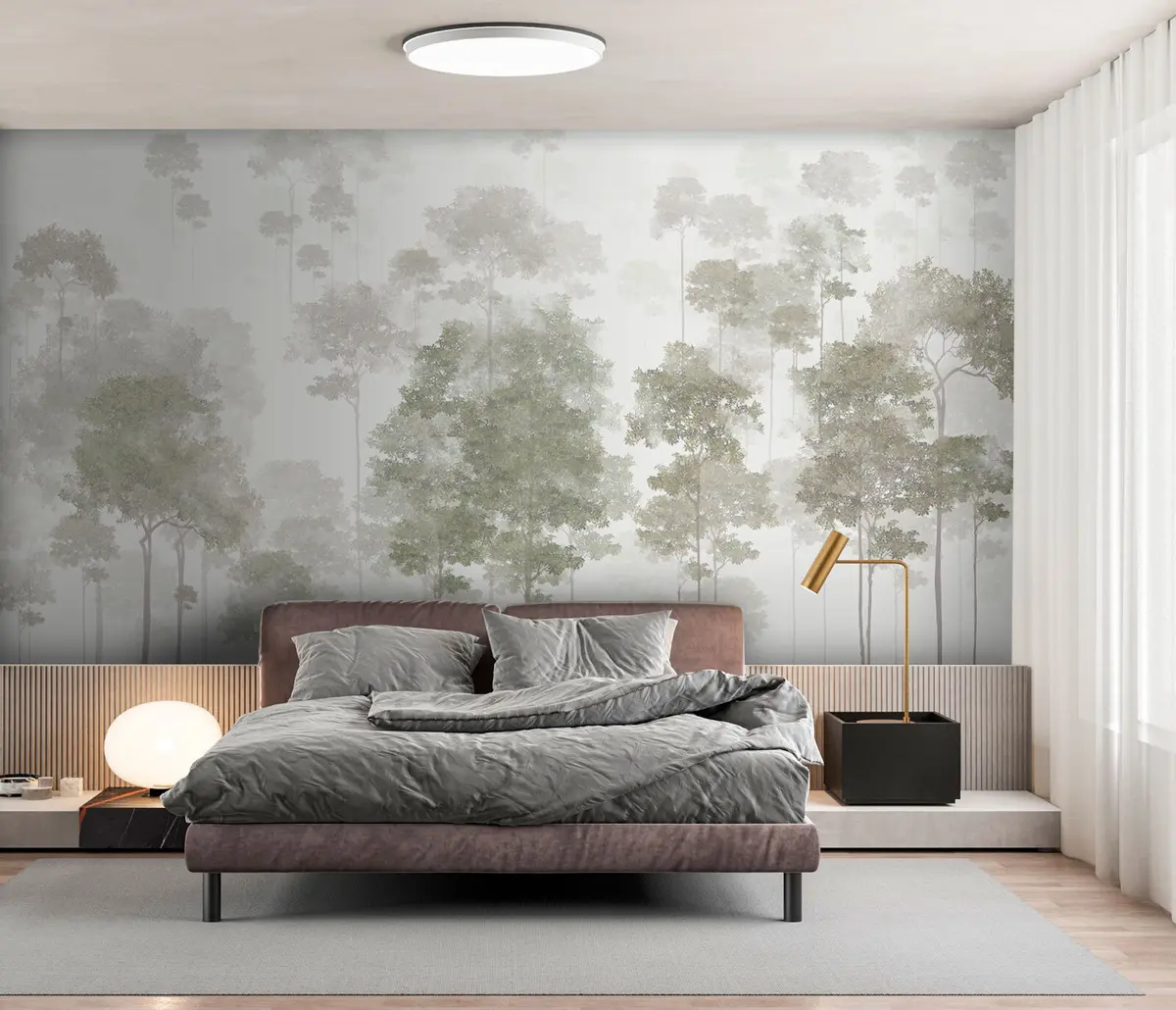 wall murals Фрагиле зелена стабла u94301