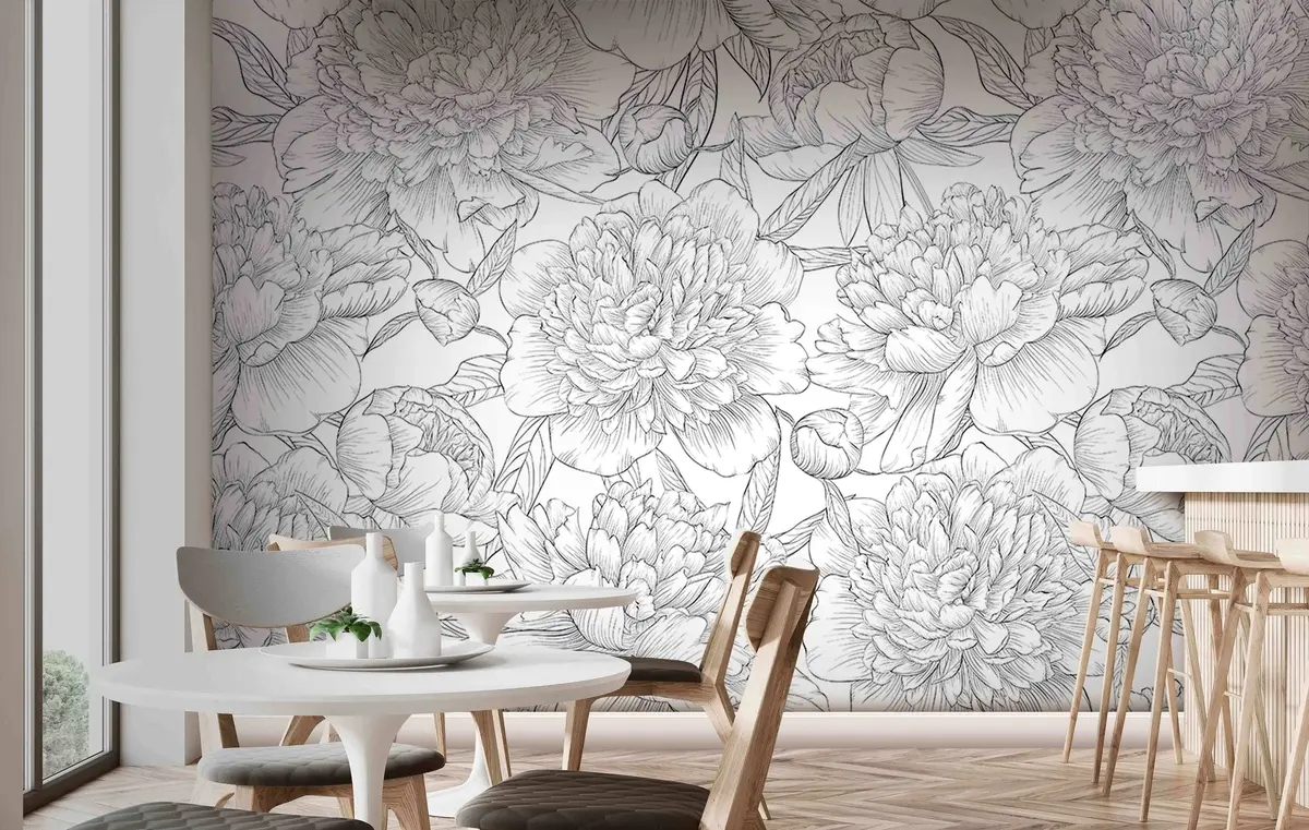 wall murals акварел скица u70664