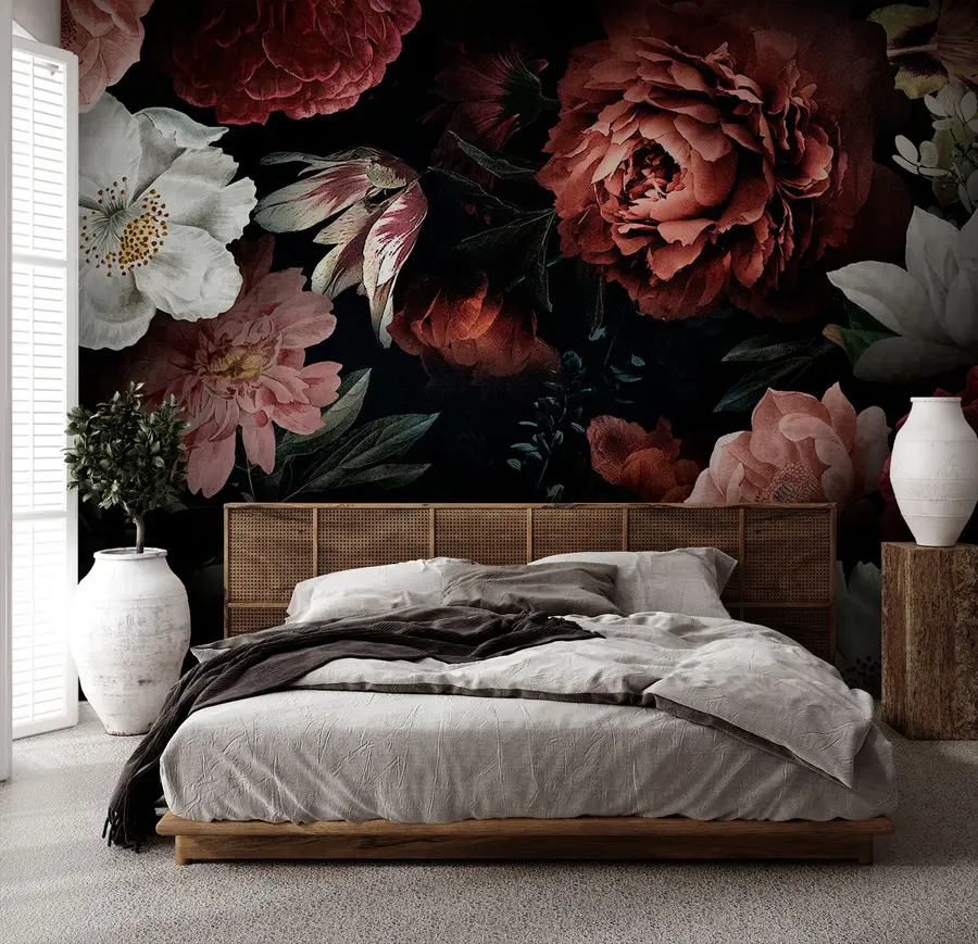wall murals Дизајн ружа са ефектом акварела u94330